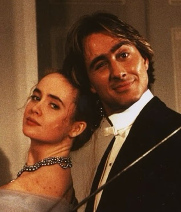 Marcus is pictured with Lysette when they starred together in A Ghost In Monte Carlo in 1990 - 23 years before becoming a couple