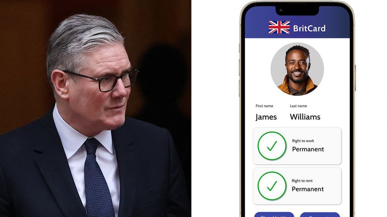 Keir Starmer previously stated, "Let me spell it out, you will not be able to work in the United Kingdom if you do not have digital ID". Pics: Reuters/Labour Together