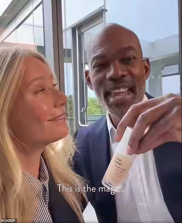 Paltrow developed her brand's anti-aging serum with her friend of many years, renowned plastic surgeon Dr Julian Few