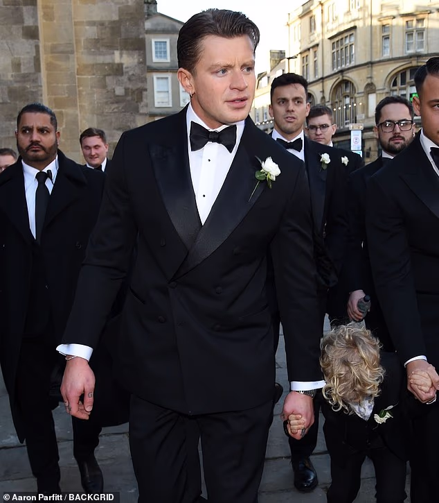 The couple's big day was overshadowed by an ugly family dispute that led to Adam's own mother being barred from the service