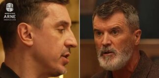 Roy Keane furiously snaps at Gary Neville in heated exchange after major changes at Man Utd