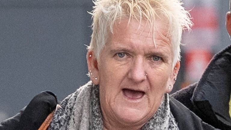 Amanda Wixon, 56, arrives at Gloucester Crown Court. Pic: PA