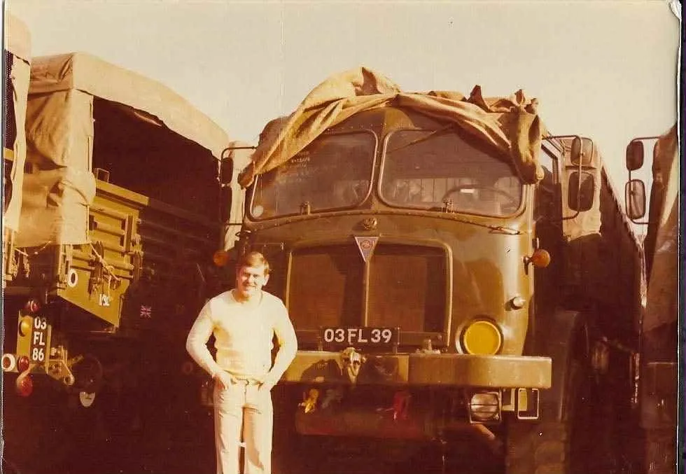 \u200bRob during his time in the armed forces