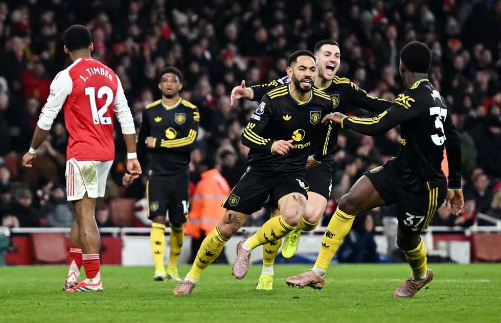 Matheus Cunha scored the winner for United against Arsenal in the 87th minute