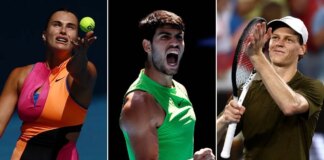 Aryna Sabalenka, Carlos Alcaraz and Jannik Sinner ordered to remove banned item at Australian Open