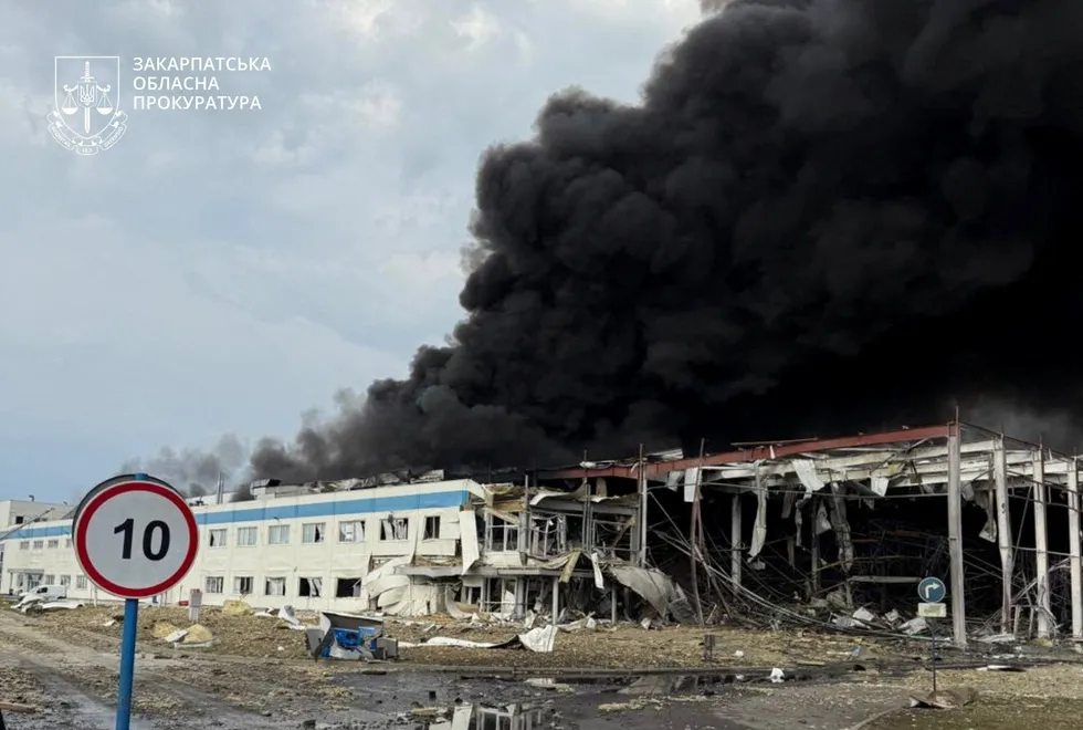 Russia bombs US factory in Ukraine in one of war's largest aerial attacks