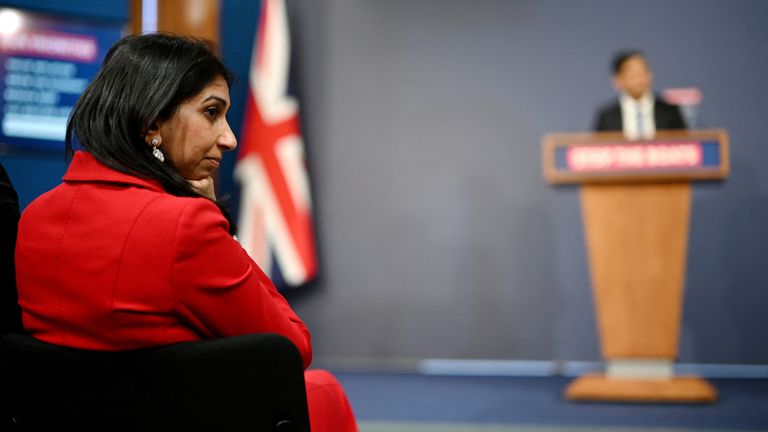 Braverman was sacked as Home Secretary by Sunak in 2023, she never returned to the cabinet or shadow cabinet. Pic: Reuters