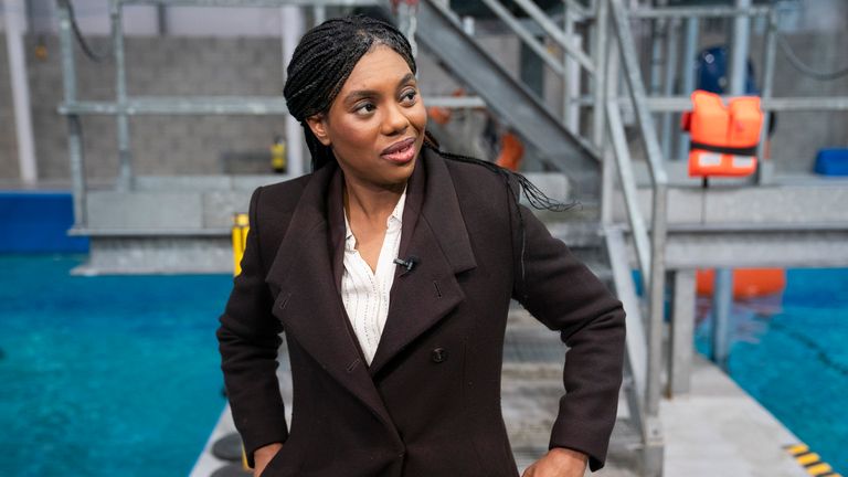 Kemi Badenoch was criticised personally by Braverman. Pic: PA