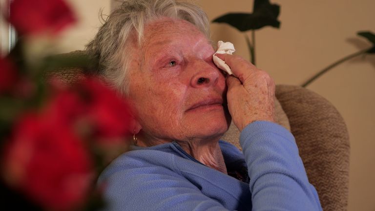 Ed teared up during her Sky News interview