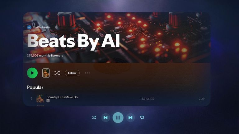AI-generated music is being uploaded to the main streaming sites in huge quantities