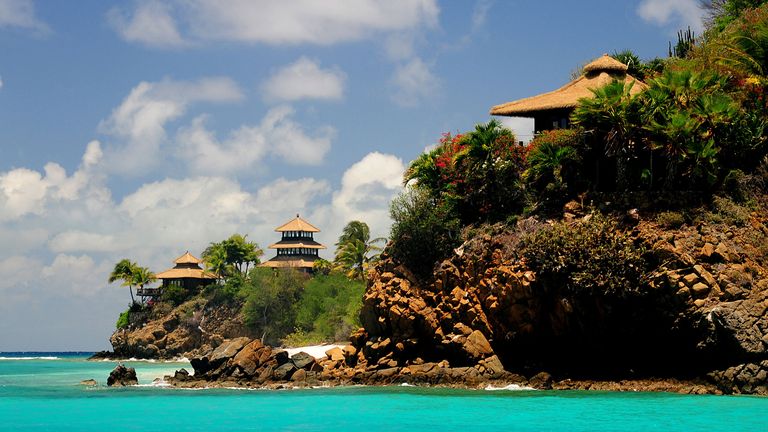 Necker Island, pictured in 2013. Pic: AP