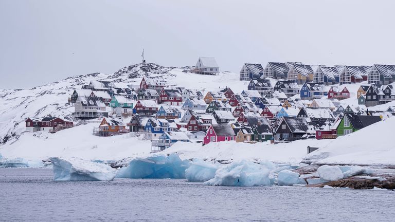 Greenland's capital, Nuuk. File pic: AP