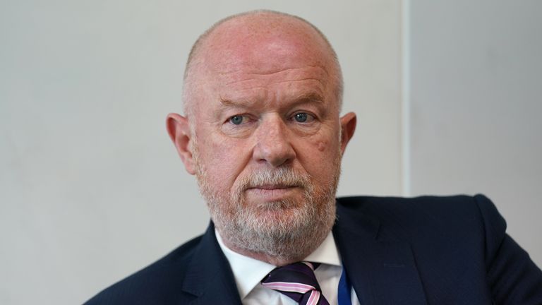 HM Chief Inspector of Constabulary and Chief Fire & Rescue Inspector Sir Andy Cooke.
Pic: PA