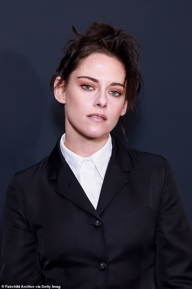 Kristen Stewart has voiced her desire to leave the US to make movies abroad and 'then shove them down the throat of the American people', as she reflected on the changing landscape of Hollywood under Donald Trump (seen this month)