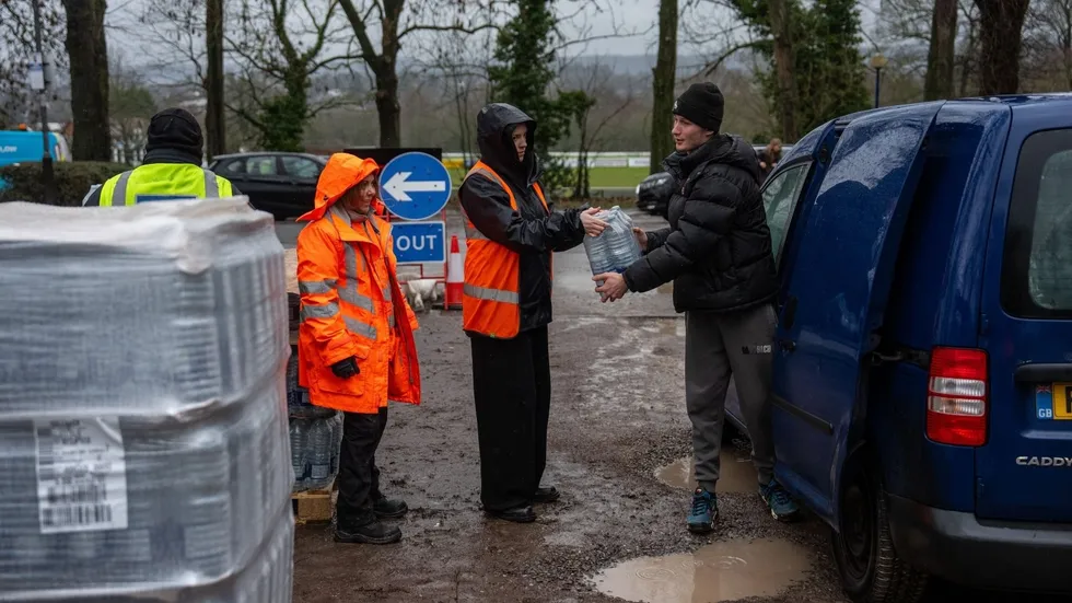 Bottled water handed out in Kent