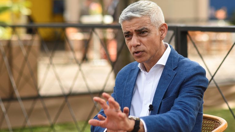 Sadiq Khan. File pic: Reuters