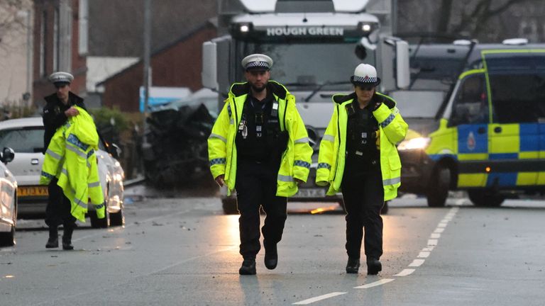 Police were in attendance for roughly two hours.
