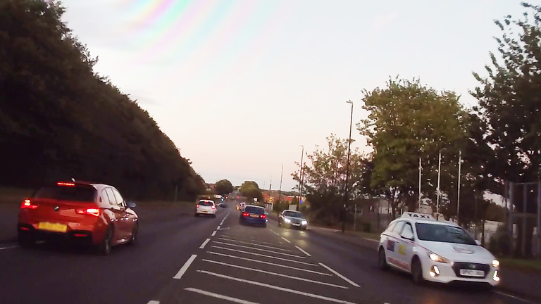 Police reached speeds in excess of 100mph during the pursuit in July 2025. Pic: IOPC