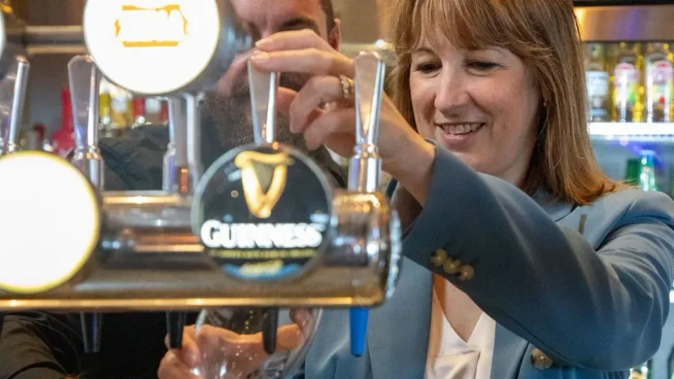 RACHEL REEVES AT  PUB