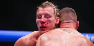 British UFC 324 star rushed to hospital after brutal defeat that left blood pouring from eye wound