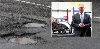 Labour urged to launch five-year warranty for pothole repairs as drivers face £645million in damages