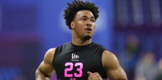 Kenyon Sadiq sets 40-yard dash record at NFL Scouting Combine, eyes first round