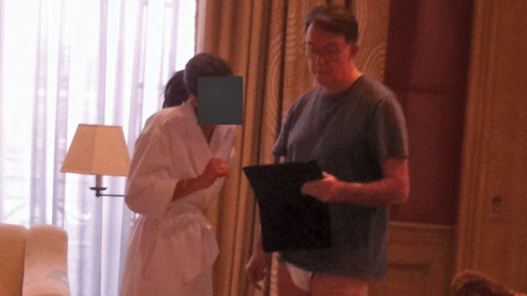 An image Lord Mandelson released in the Epstein files. Pic: US Department of Justice