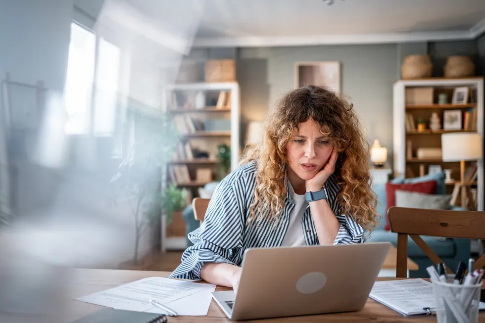 Woman on laptop