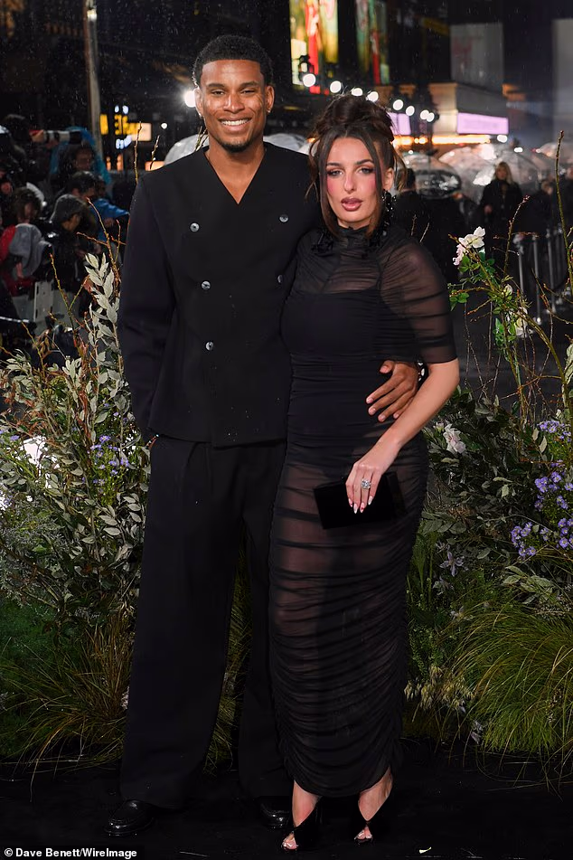 Love Island winners Cacherel Mirjah Mercer and Toni Laites put on a loved-up display as they enjoyed a date night at the premiere