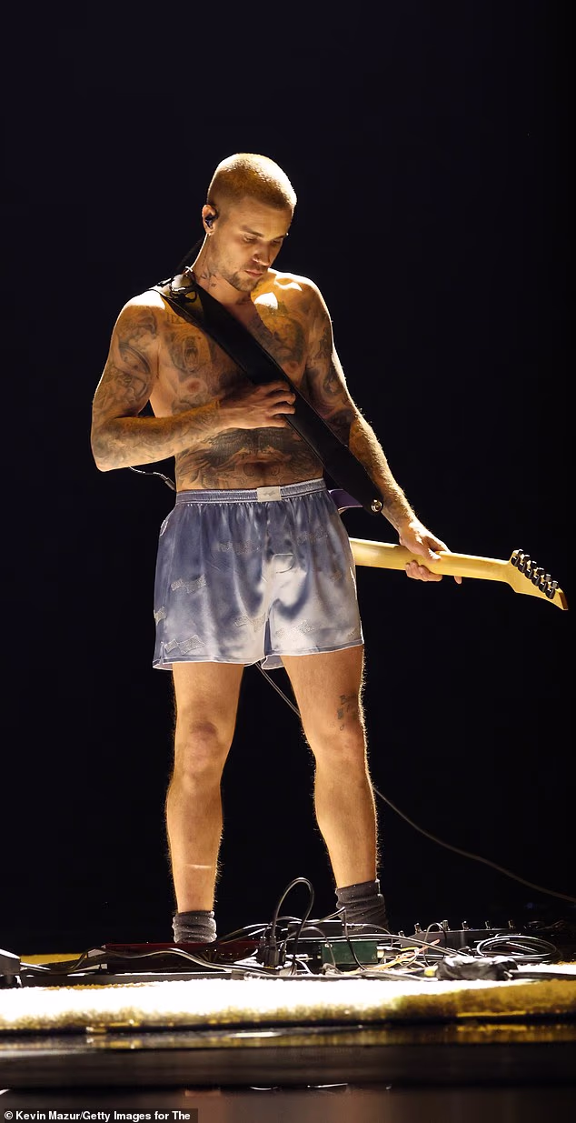 The Baby hitmaker 'feels deeply supported' by the Rhode founder, a source told People on Thursday, after his headline-grabbing performance where he stripped down to his boxers