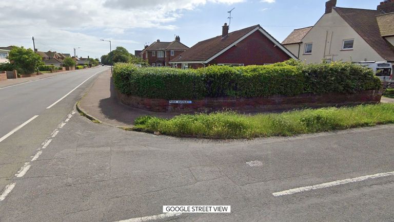 The junction of Park Avenue and High Road, Felixstowe