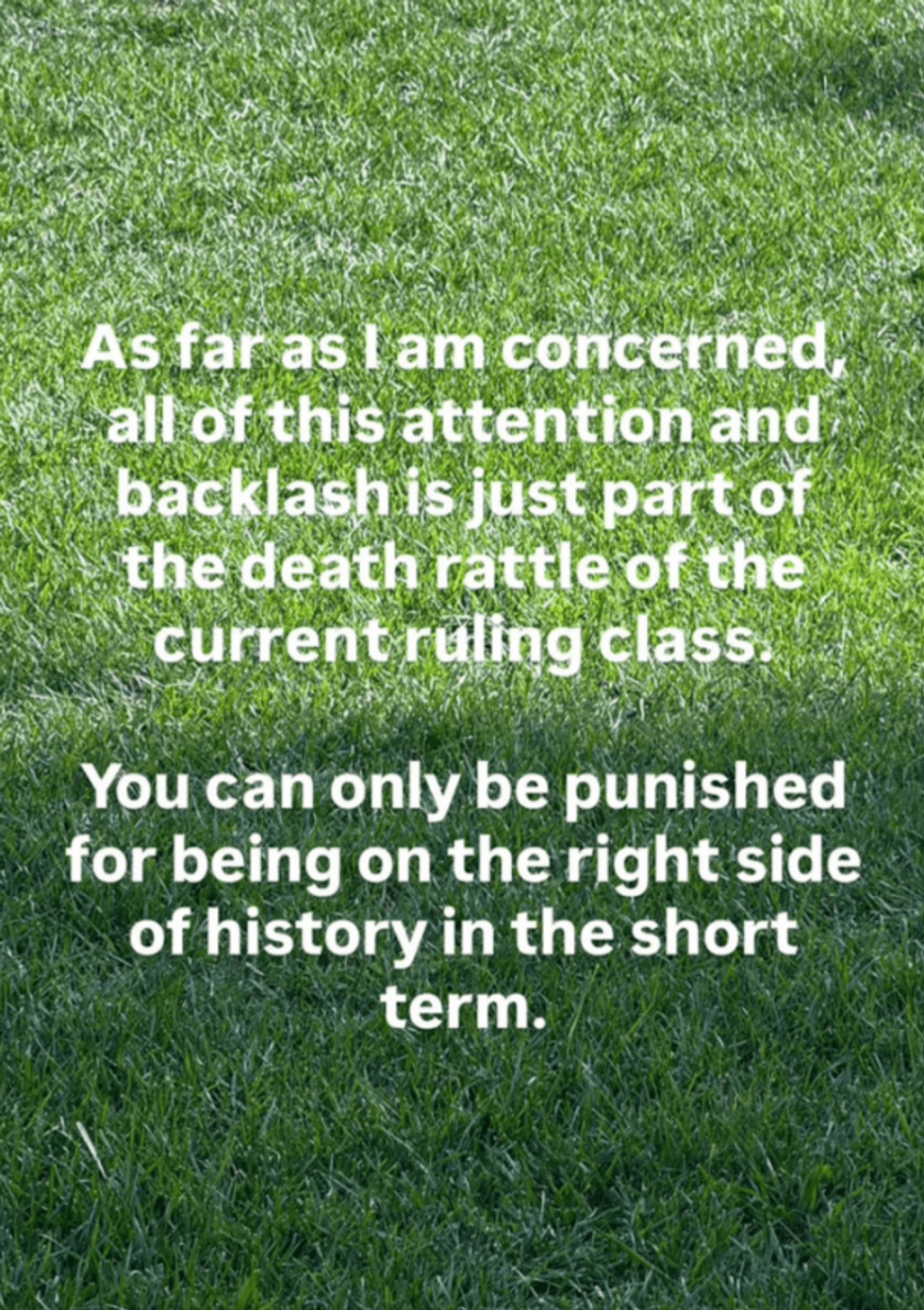Finneas O'Connor Instagram story