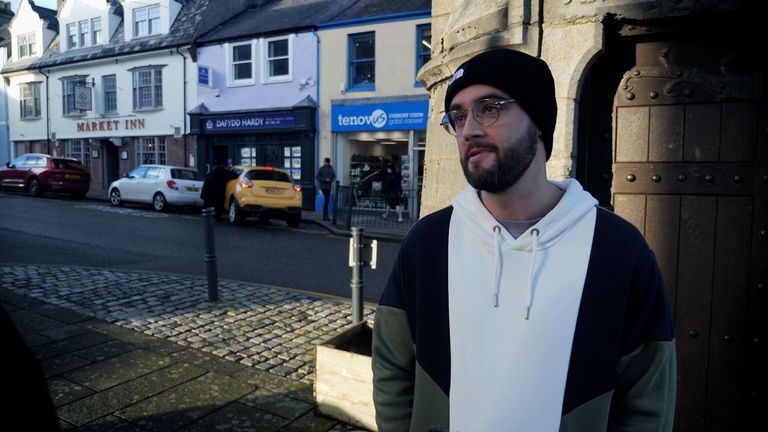 Adam Hughes says he probably won't vote in May's elections