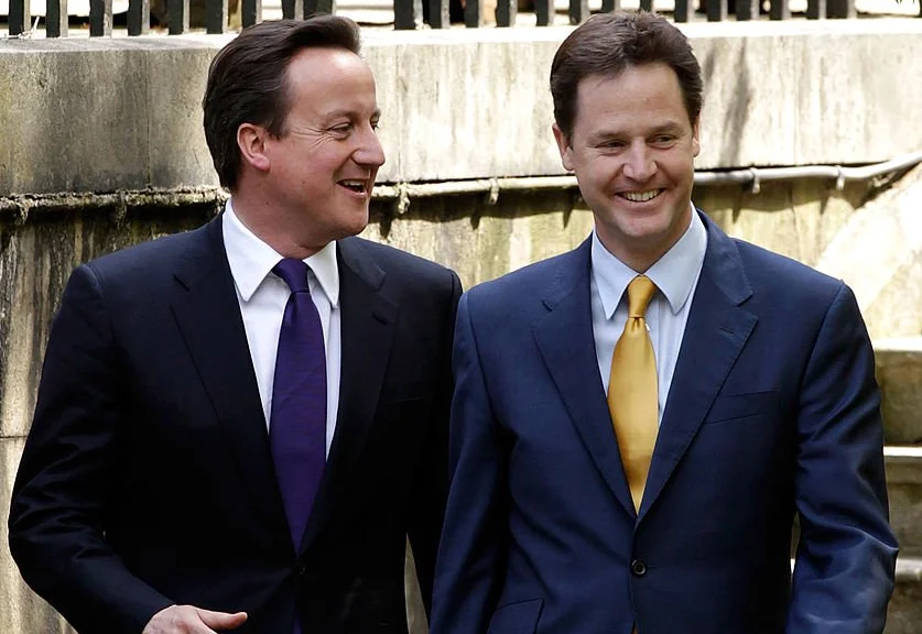 David Cameron and Nick Clegg