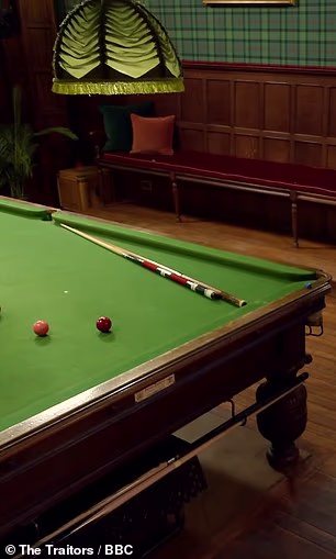 The Traitors' billiards room