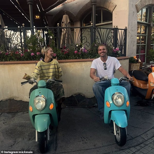 Mick captioned the post, 'wasn't really on my phone', but it was the comments underneath that truly set tongues wagging