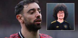 Bruno Fernandes gives blunt response when asked about Man Utd fan who won’t cut his hair until five games won