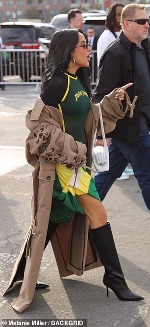 Elsewhere, Becky G strutted inside the 2026 Fanatics Super Bowl Party