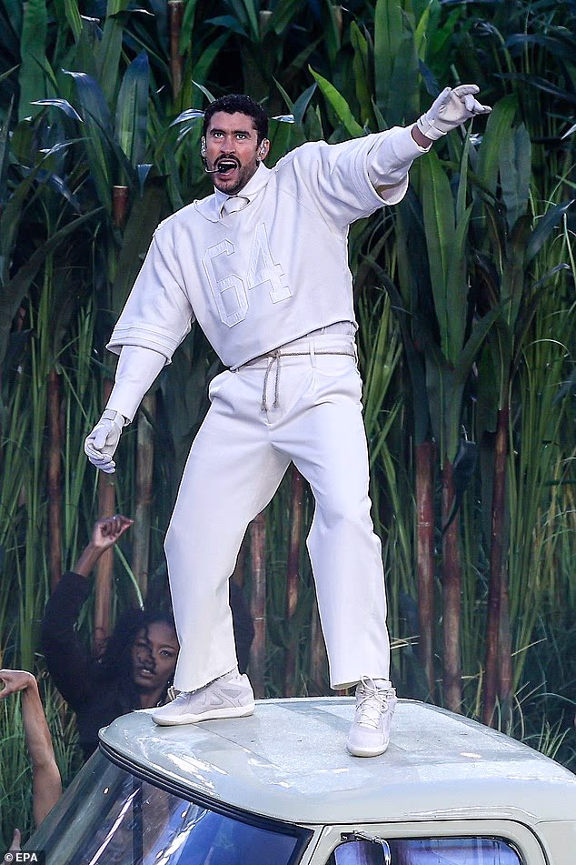 The artist born Benito Antonio Martínez Ocasio brought Puerto Rican culture to the huge stage in a segment that was correctly forecast as a landmark moment for Latino people