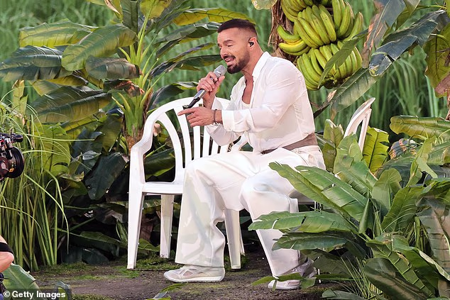 Ricky Martin sang on LO QUE LE PASÓ A HAWAii, which debuted on Bad Bunny's most recent LP, the 2025 hit Debí Tirar Más Fotos