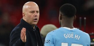 Arne Slot makes furious complaint after Liverpool lose to Man City in dramatic Premier League clash