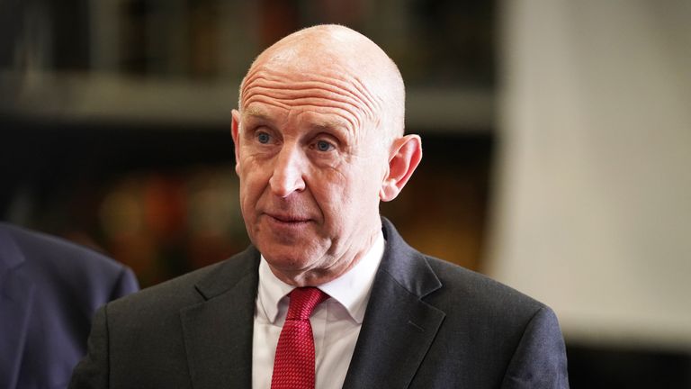 John Healey. Pic: PA