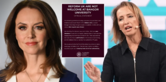 Bev Turner lets rip at ‘small-minded censorship’ of university debating society as she blasts Reform UK campus ban