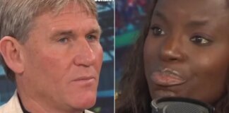 Fans in agreement after Simon Jordan tears Eni Aluko apart while sitting right next to her