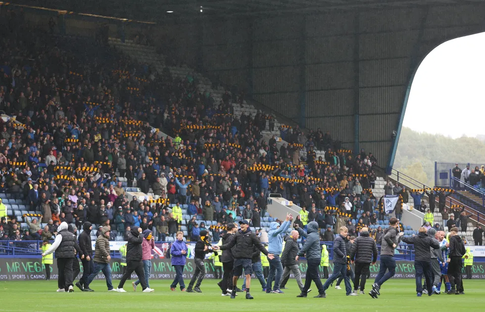 Sheffield Wednesday fan protests