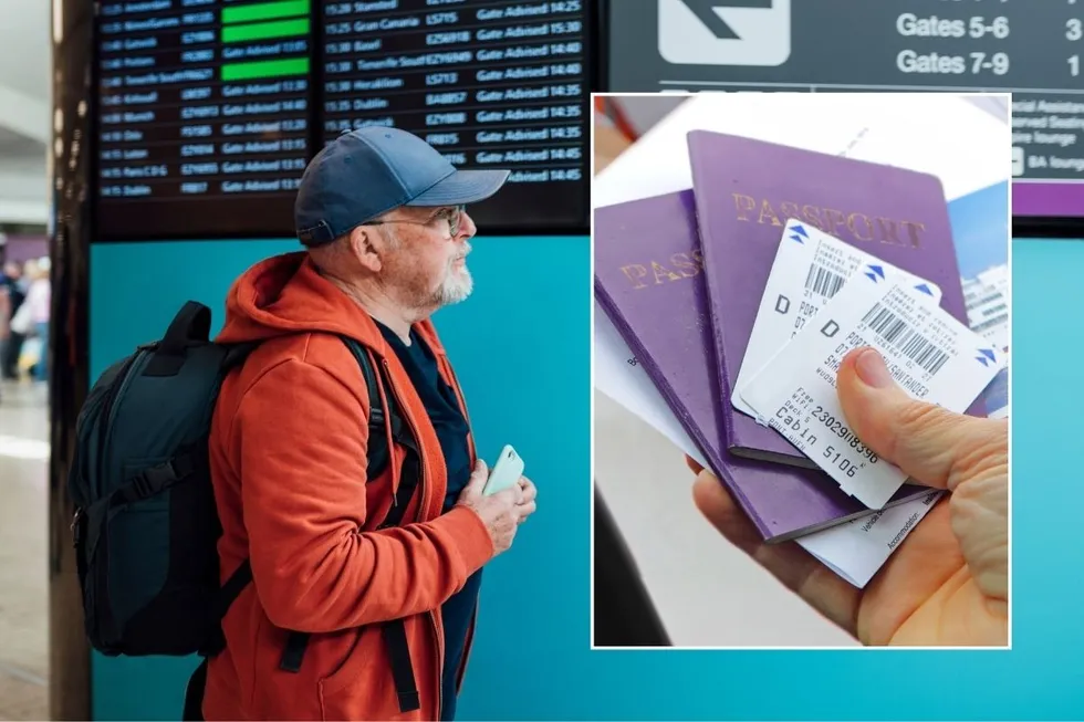 TRAVELLER AND BRITISH PASSPORT