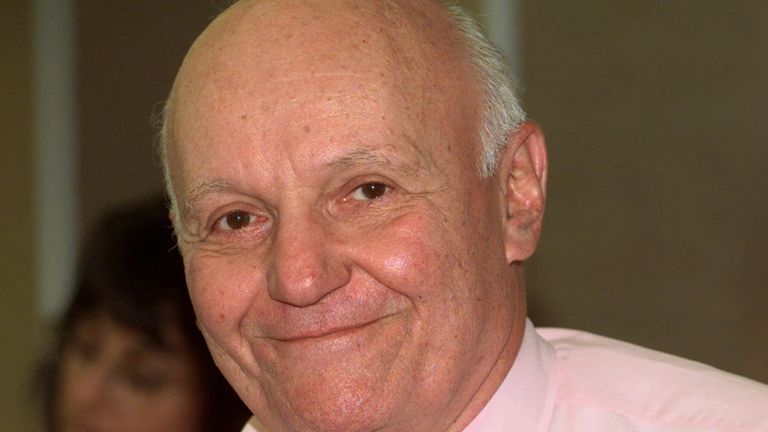 Alan Greenberg, seen here in 1998, was credited with giving Epstein his big career break. He died in 2014. Pic: AP