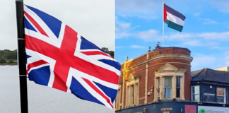 Birmingham locals tear down Union Jacks over ‘racist intent’