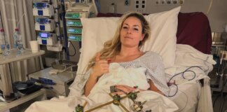 Skiing star shares graphic recovery photo from hospital after Winter Olympics dreams dashed by broken leg