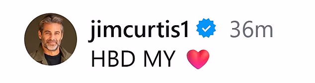 The Friends star locked lips with the 'love guru' in a romantic black and white photo shared to his Instagram to mark the special occasion. 'HBD MY ❤️,' he wrote in the caption